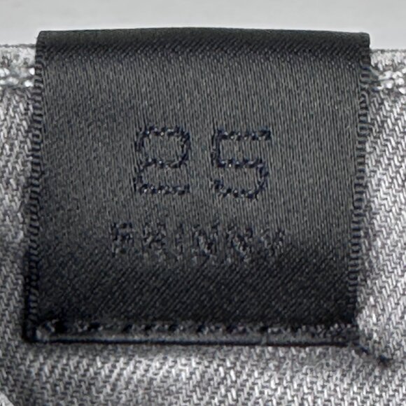 Vince Womens Skinny Jeans Grey Size 25 Stretch Low Rise Grunge Streetwearcore - Picture 5 of 10